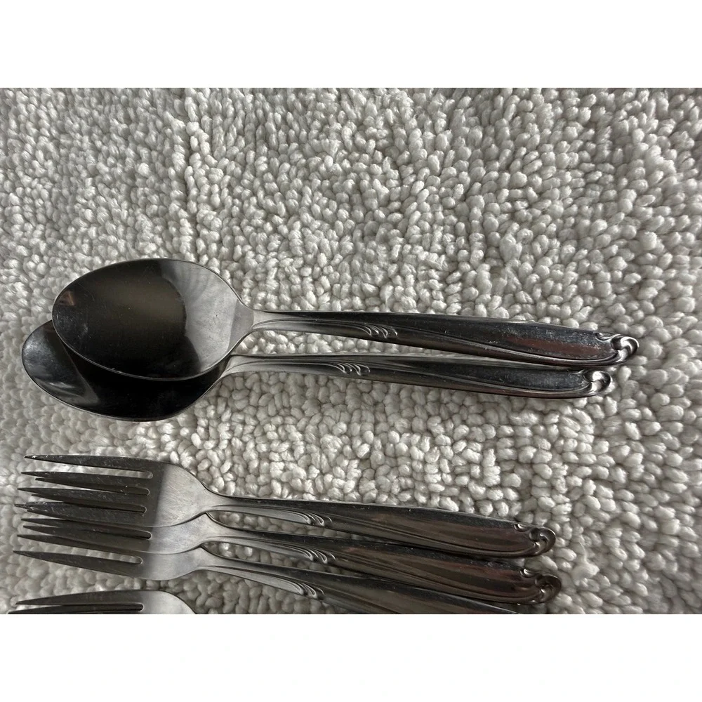 Simeon L. & George H. Rogers Co‎ Stainless Flatware Enchantment Set 77pc